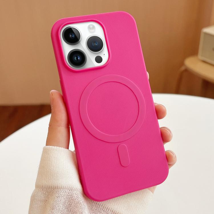 For iPhone 13 Pro Max Stripe MagSafe TPU Phone Case