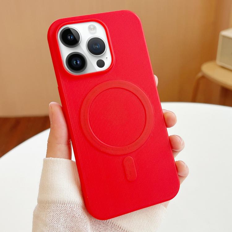For iPhone 14 Pro Stripe MagSafe TPU Phone Case