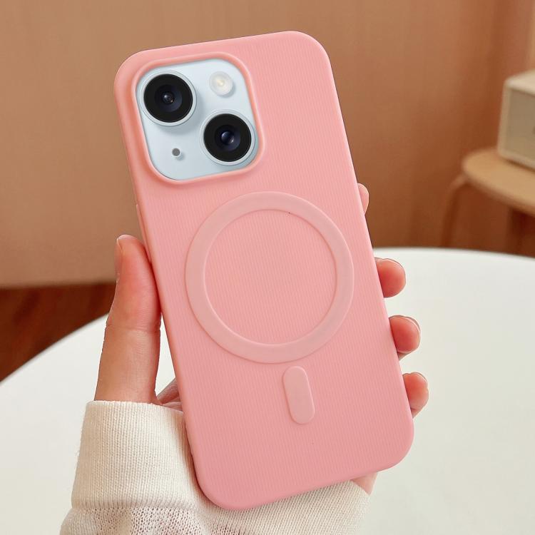 For iPhone 15 Stripe MagSafe TPU Phone Case