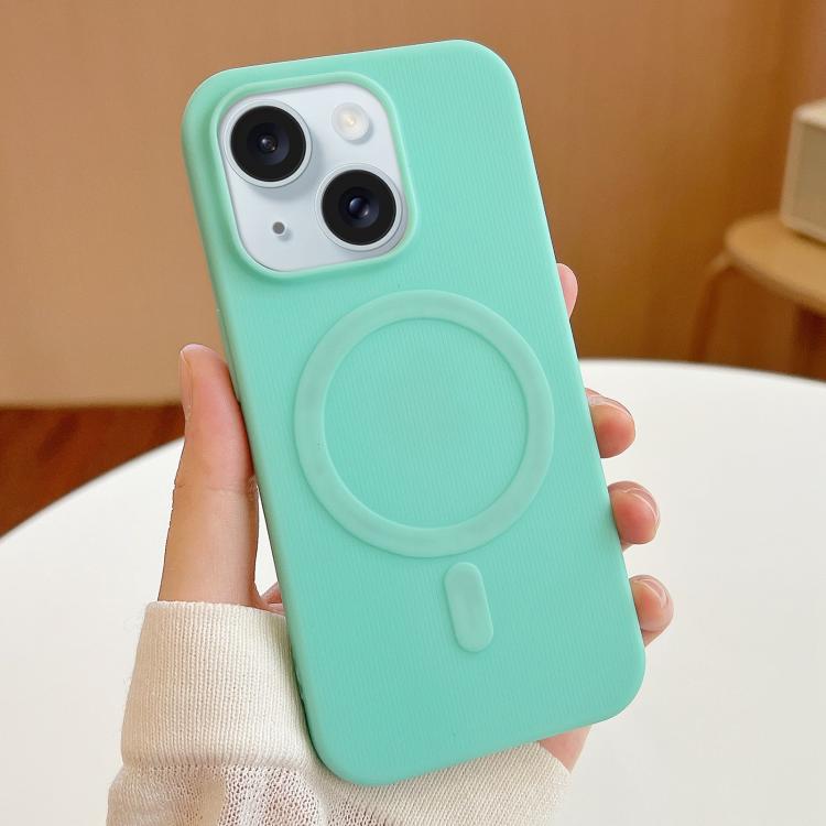 For iPhone 15 Plus Stripe MagSafe TPU Phone Case