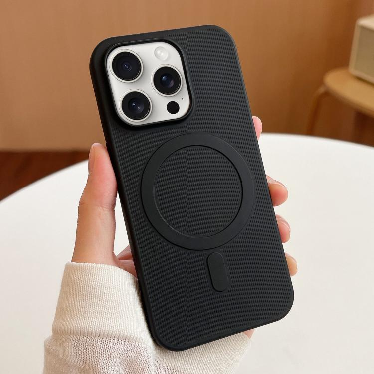 For iPhone 15 Pro Stripe MagSafe TPU Phone Case