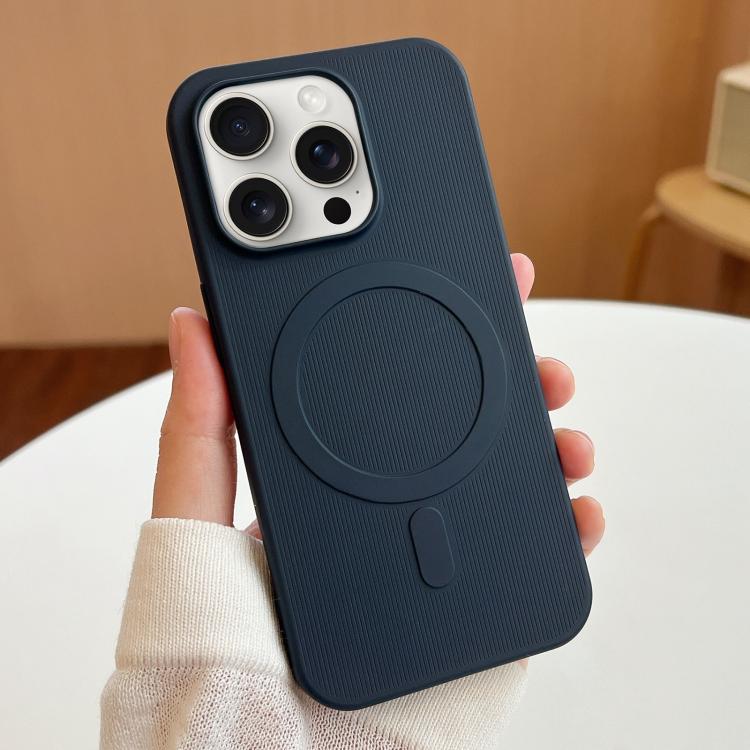 For iPhone 15 Pro Stripe MagSafe TPU Phone Case