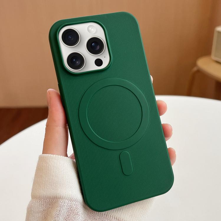 For iPhone 15 Pro Stripe MagSafe TPU Phone Case