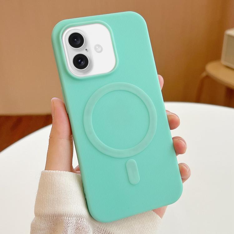 For iPhone 16 Stripe MagSafe TPU Phone Case