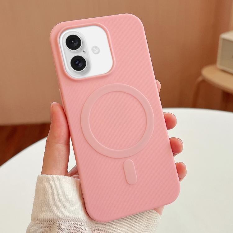 For iPhone 16 Stripe MagSafe TPU Phone Case