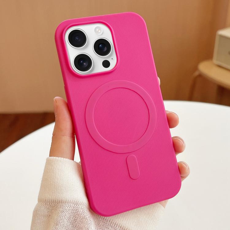 For iPhone 16 Pro Stripe MagSafe TPU Phone Case