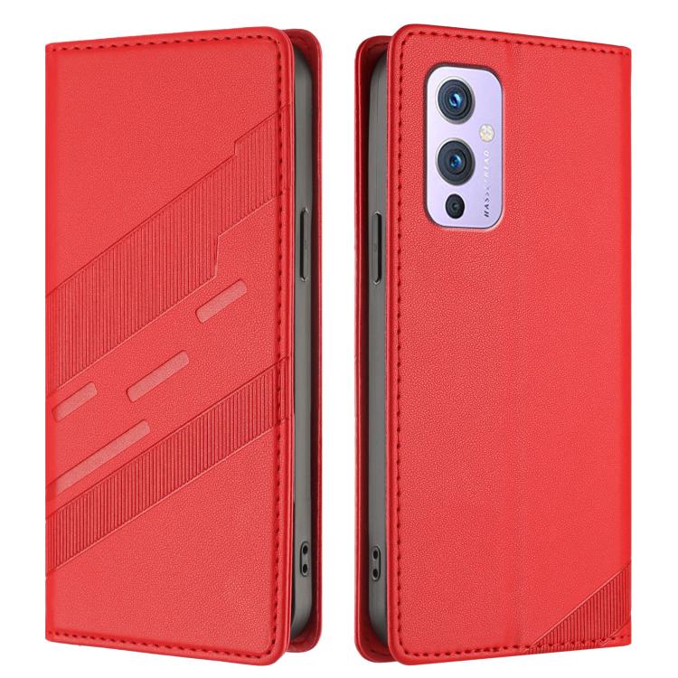 For OnePlus 9 Embossed Multi-functional Wallet Retro Leather Phone Case