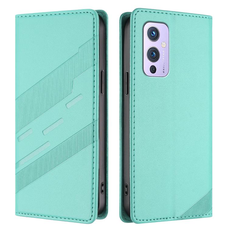 For OnePlus 9 Embossed Multi-functional Wallet Retro Leather Phone Case