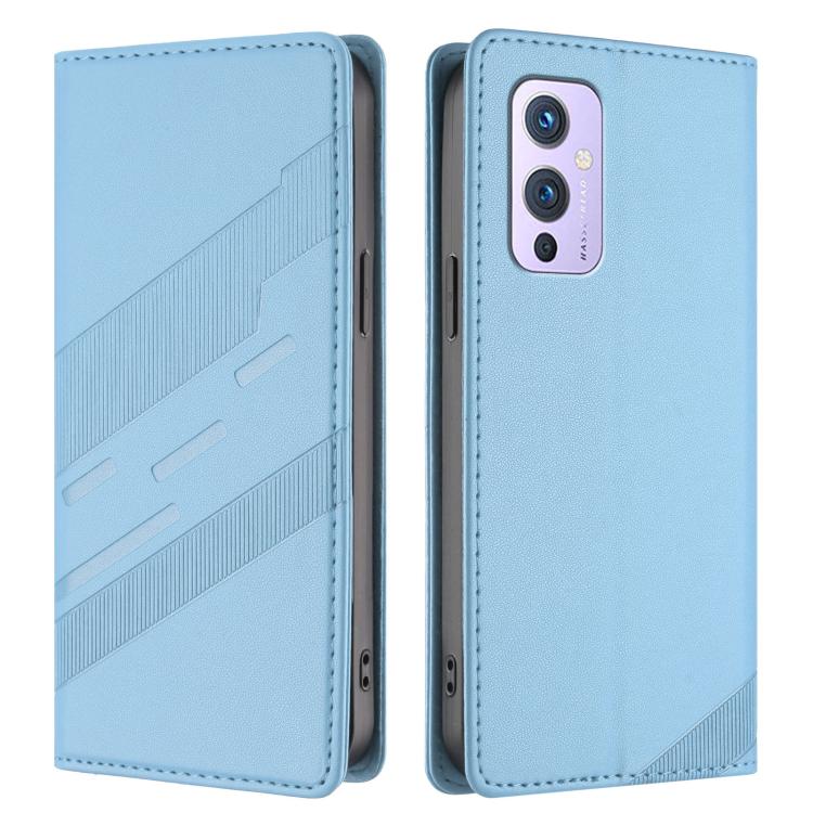 For OnePlus 9 Embossed Multi-functional Wallet Retro Leather Phone Case