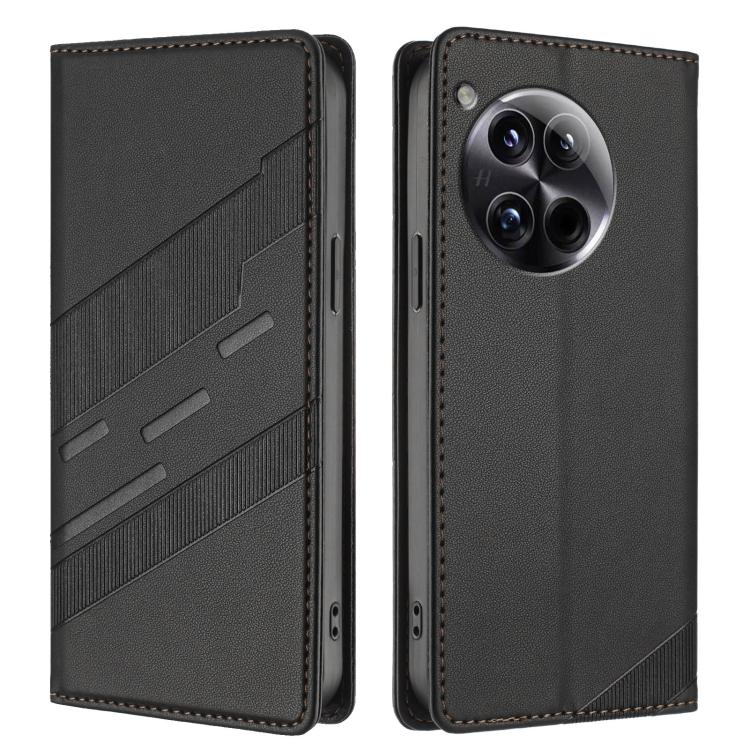 For OnePlus 12 Embossed Multi-functional Wallet Retro Leather Phone Case