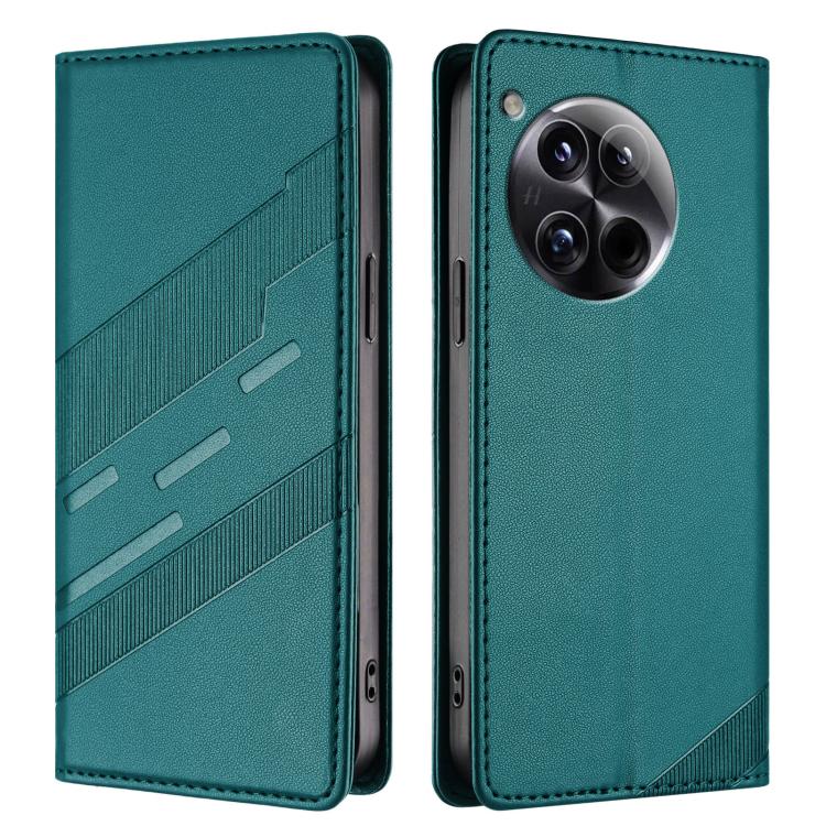For OnePlus 12 Embossed Multi-functional Wallet Retro Leather Phone Case