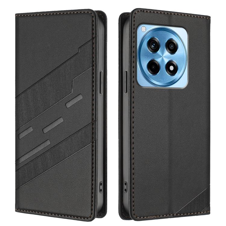For OnePlus 12R Embossed Multi-functional Wallet Retro Leather Phone Case