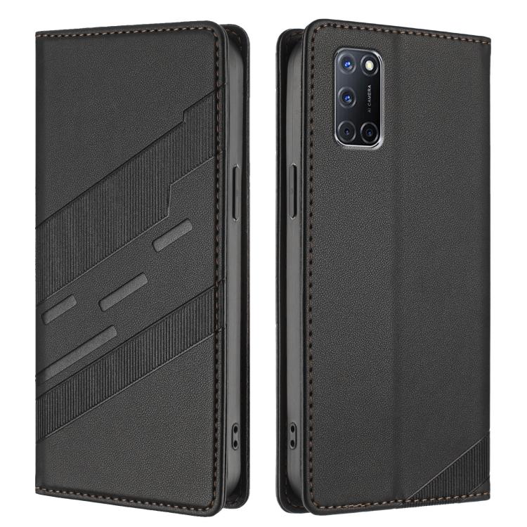 For OPPO A52 Embossed Multi-functional Wallet Retro Leather Phone Case