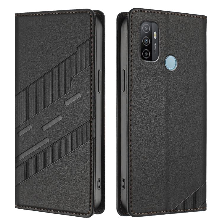 For OPPO A53 4G Embossed Multi-functional Wallet Retro Leather Phone Case