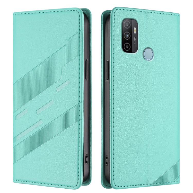 For OPPO A53 4G Embossed Multi-functional Wallet Retro Leather Phone Case