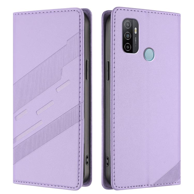 For OPPO A53 4G Embossed Multi-functional Wallet Retro Leather Phone Case
