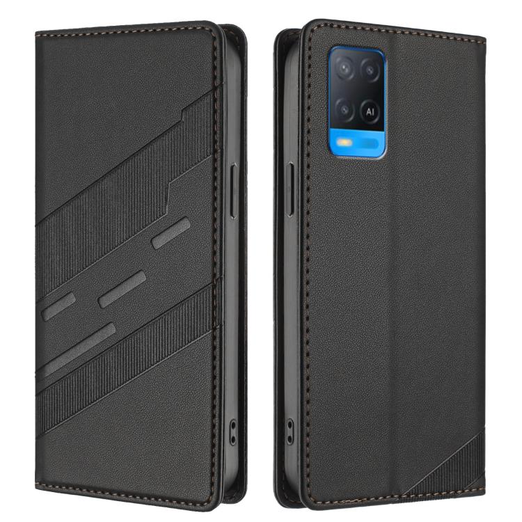 For OPPO A54 4G Embossed Multi-functional Wallet Retro Leather Phone Case