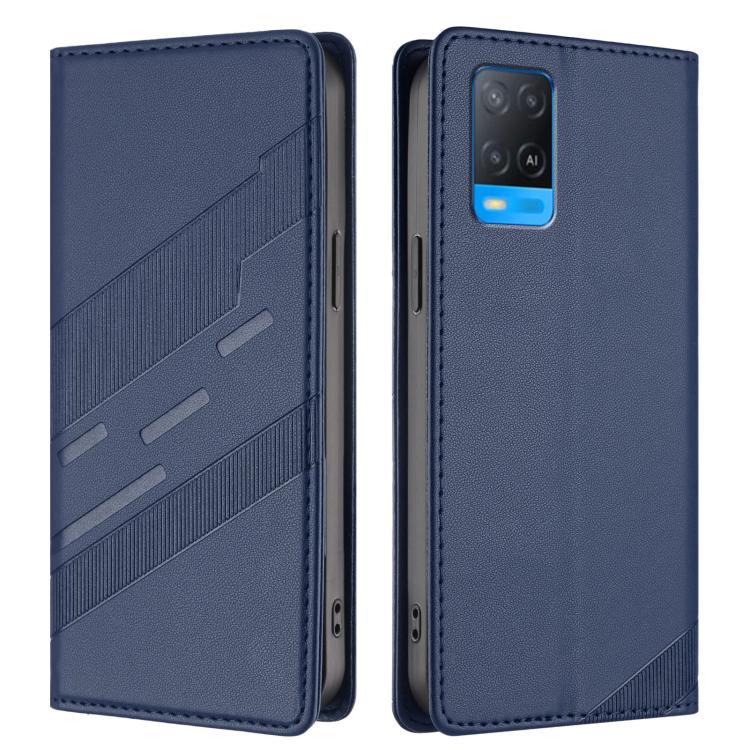 For OPPO A54 4G Embossed Multi-functional Wallet Retro Leather Phone Case
