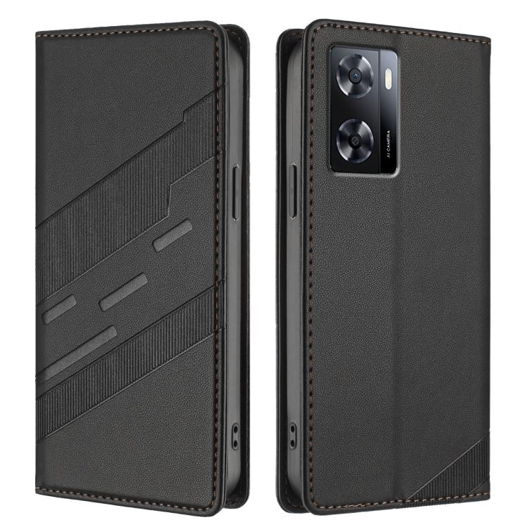 For OPPO A57 4G Embossed Multi-functional Wallet Retro Leather Phone Case