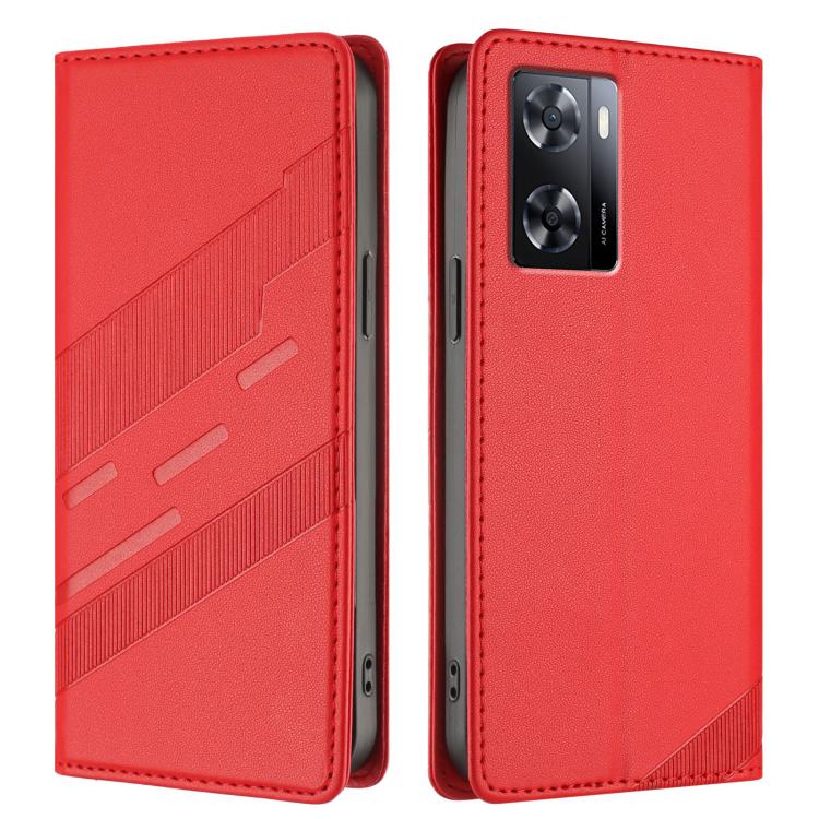 For OPPO A57 4G Embossed Multi-functional Wallet Retro Leather Phone Case