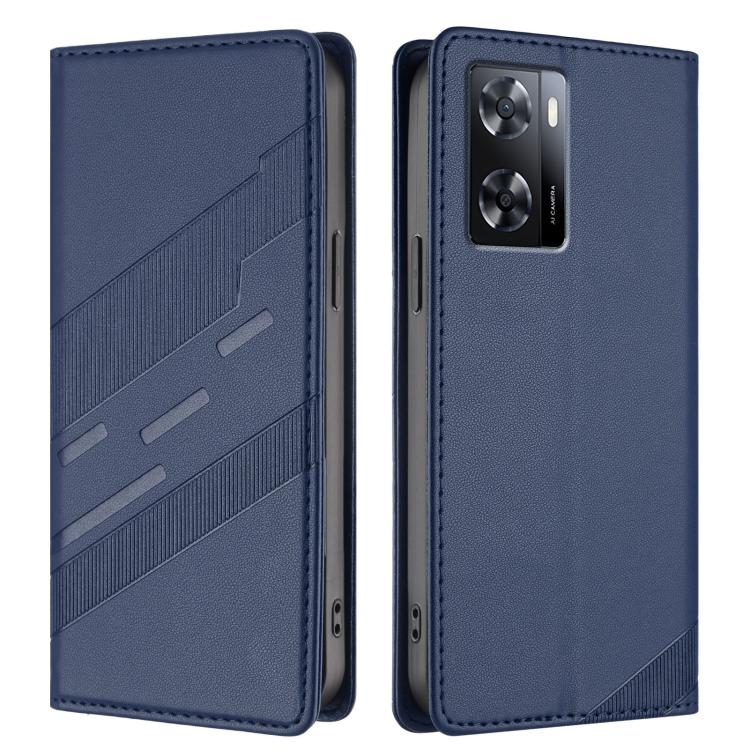 For OPPO A57 4G Embossed Multi-functional Wallet Retro Leather Phone Case