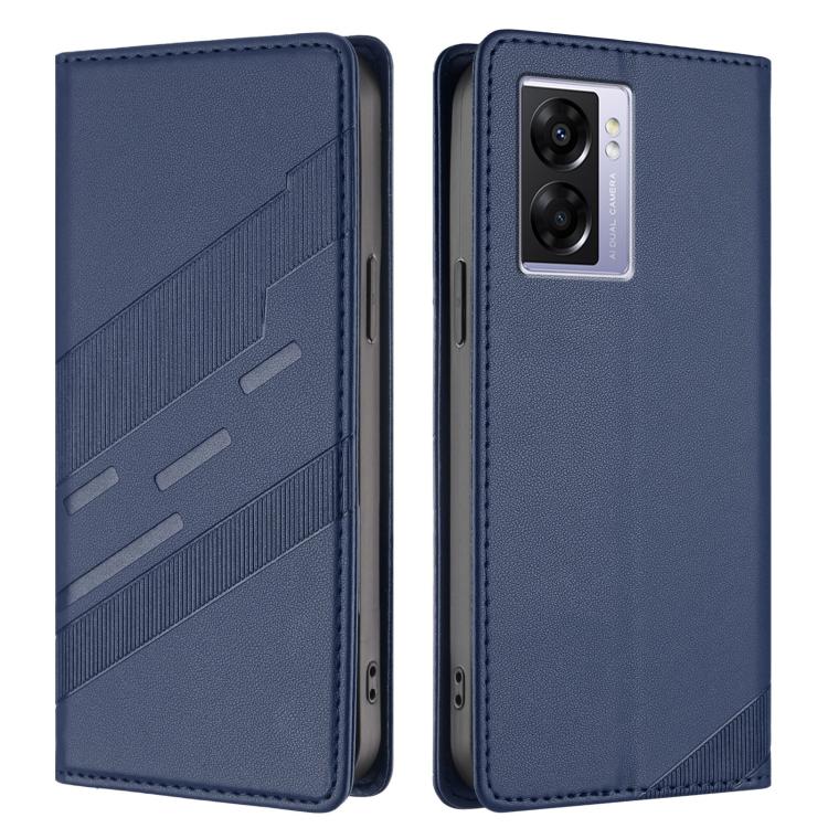 For OPPO A57 5G Embossed Multi-functional Wallet Retro Leather Phone Case