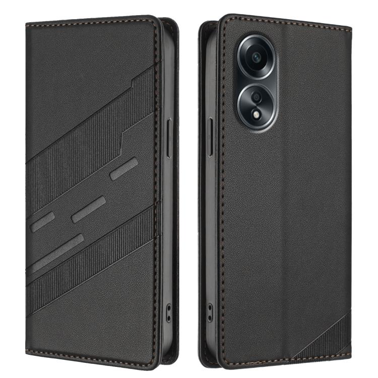 For OPPO A58 4G Embossed Multi-functional Wallet Retro Leather Phone Case