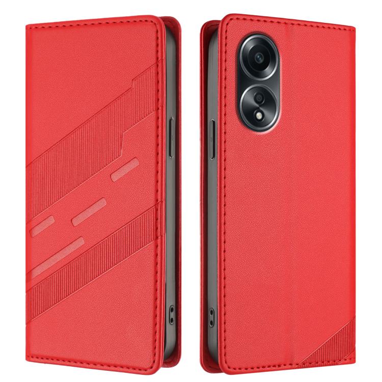For OPPO A58 4G Embossed Multi-functional Wallet Retro Leather Phone Case