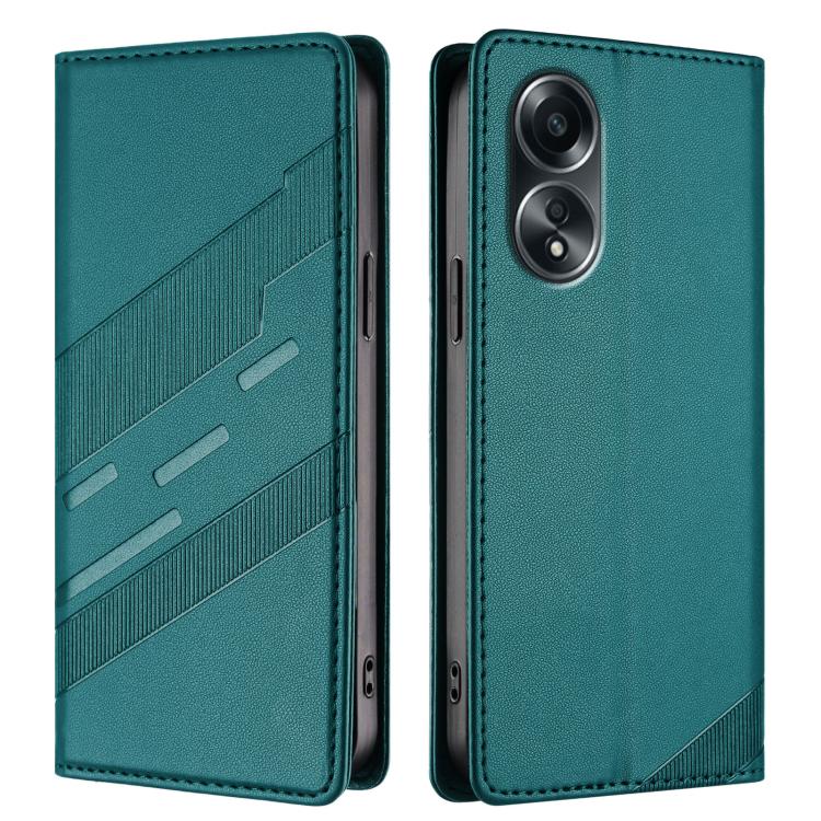 For OPPO A58 4G Embossed Multi-functional Wallet Retro Leather Phone Case