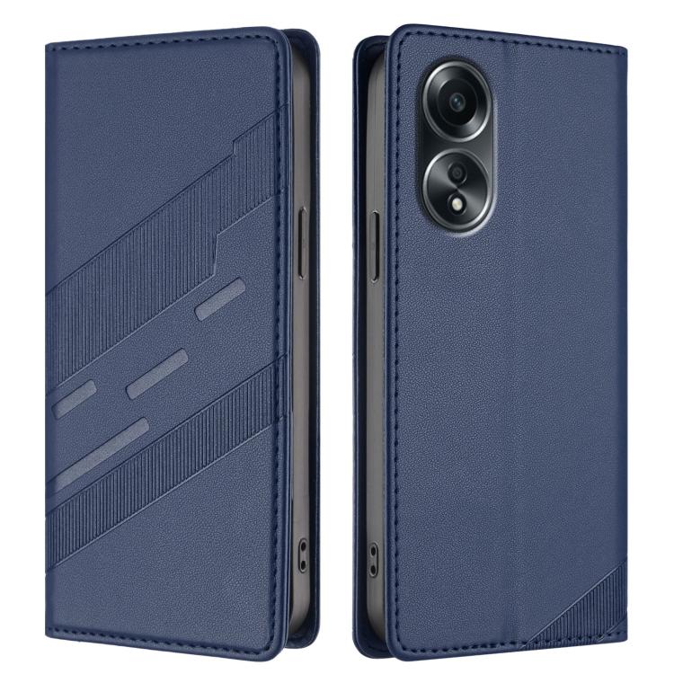 For OPPO A58 4G Embossed Multi-functional Wallet Retro Leather Phone Case