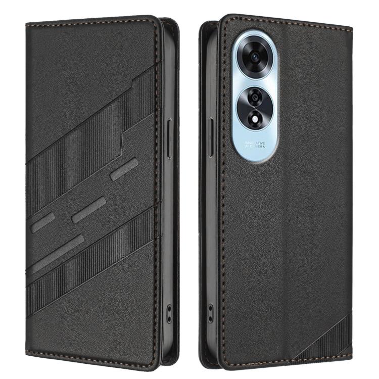 For OPPO A60 4G Embossed Multi-functional Wallet Retro Leather Phone Case