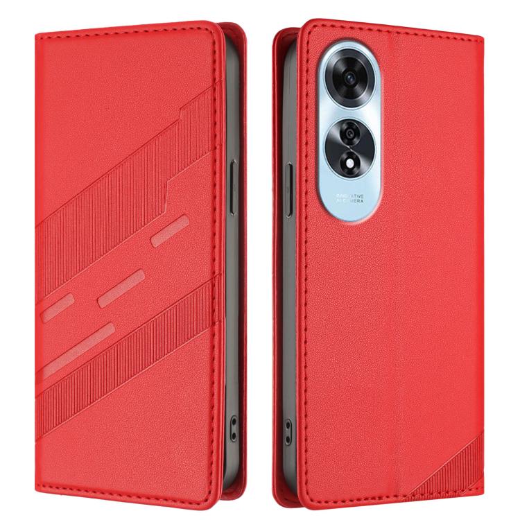For OPPO A60 4G Embossed Multi-functional Wallet Retro Leather Phone Case
