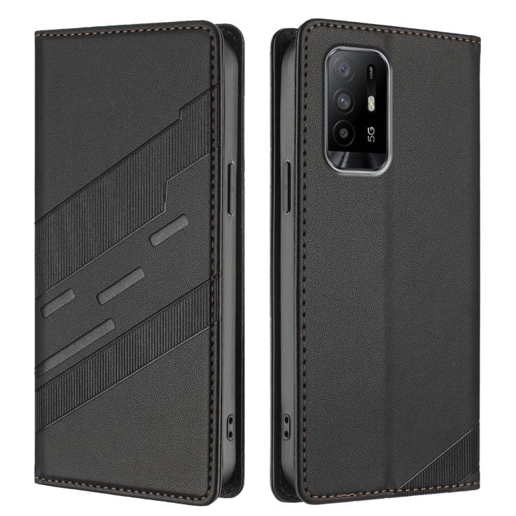 For OPPO A74 4G Embossed Multi-functional Wallet Retro Leather Phone Case