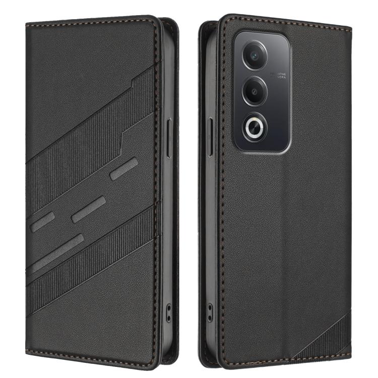 For OPPO A80 5G Embossed Multi-functional Wallet Retro Leather Phone Case