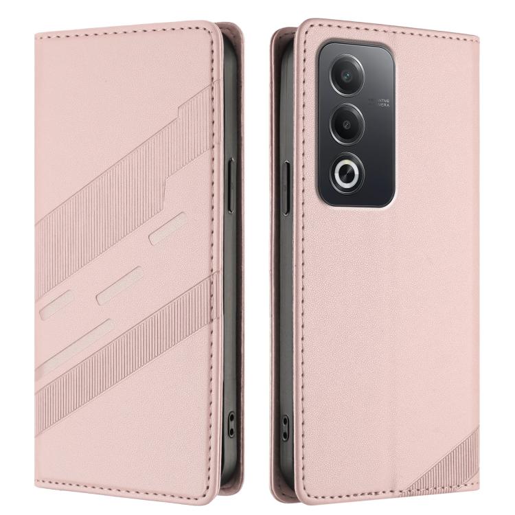 For OPPO A80 5G Embossed Multi-functional Wallet Retro Leather Phone Case