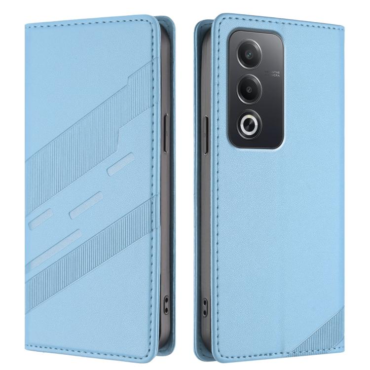 For OPPO A80 5G Embossed Multi-functional Wallet Retro Leather Phone Case
