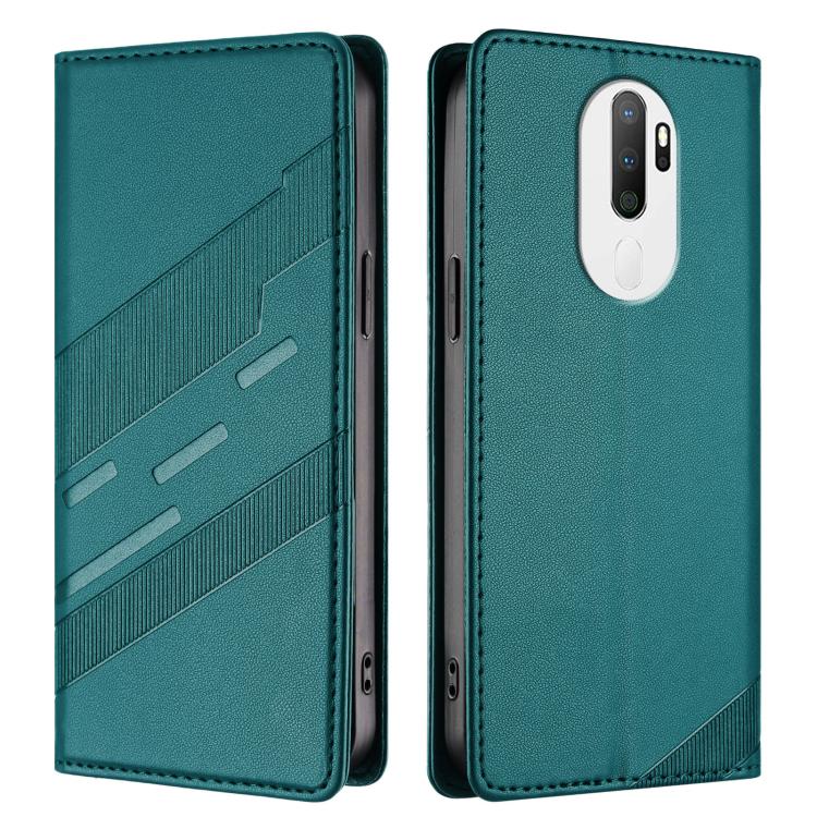 For OPPO A5 2020 Embossed Multi-functional Wallet Retro Leather Phone Case