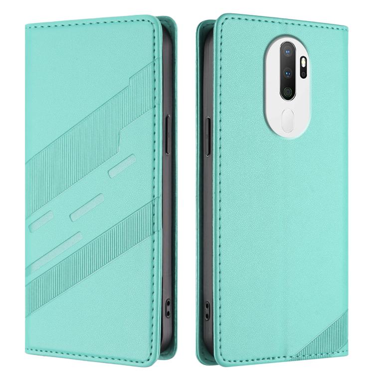 For OPPO A5 2020 Embossed Multi-functional Wallet Retro Leather Phone Case