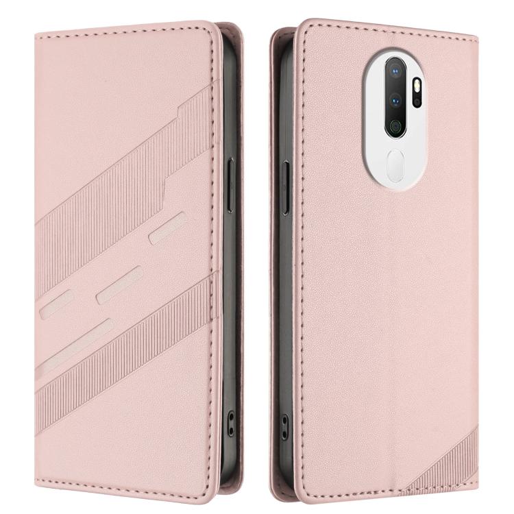 For OPPO A5 2020 Embossed Multi-functional Wallet Retro Leather Phone Case