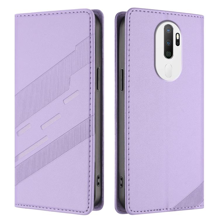 For OPPO A5 2020 Embossed Multi-functional Wallet Retro Leather Phone Case