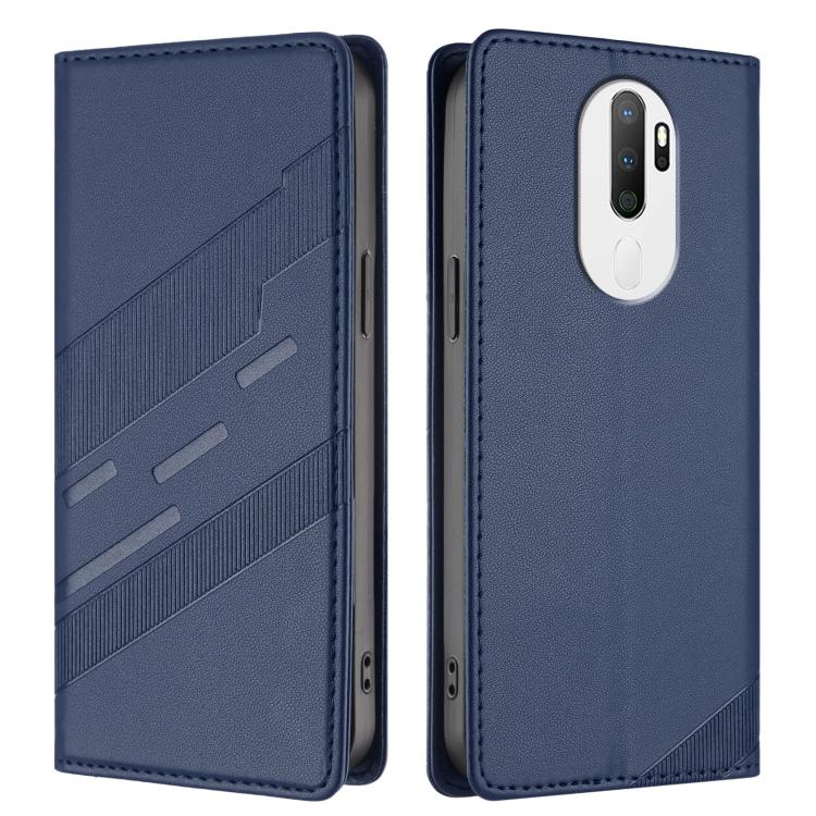 For OPPO A5 2020 Embossed Multi-functional Wallet Retro Leather Phone Case