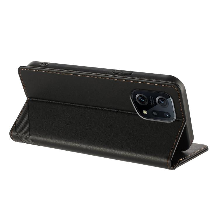 For OPPO Find X5 Embossed Multi-functional Wallet Retro Leather Phone Case