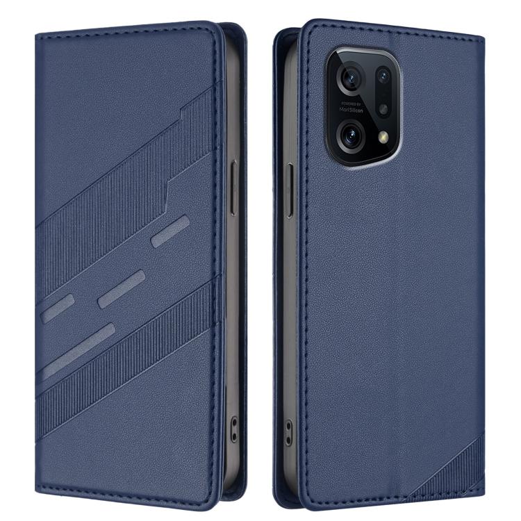 For OPPO Find X5 Embossed Multi-functional Wallet Retro Leather Phone Case