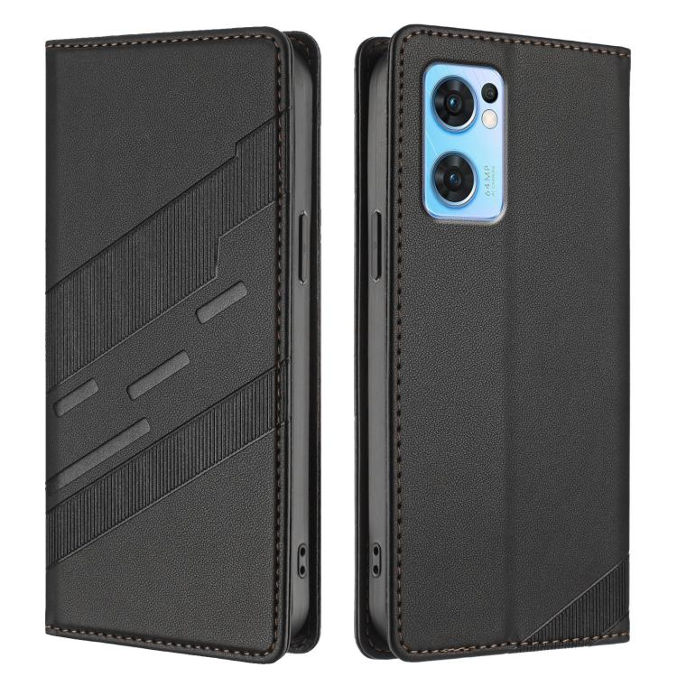 For OPPO Find X5 Lite Embossed Multi-functional Wallet Retro Leather Phone Case