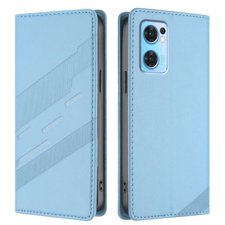For OPPO Find X5 Lite Embossed Multi-functional Wallet Retro Leather Phone Case