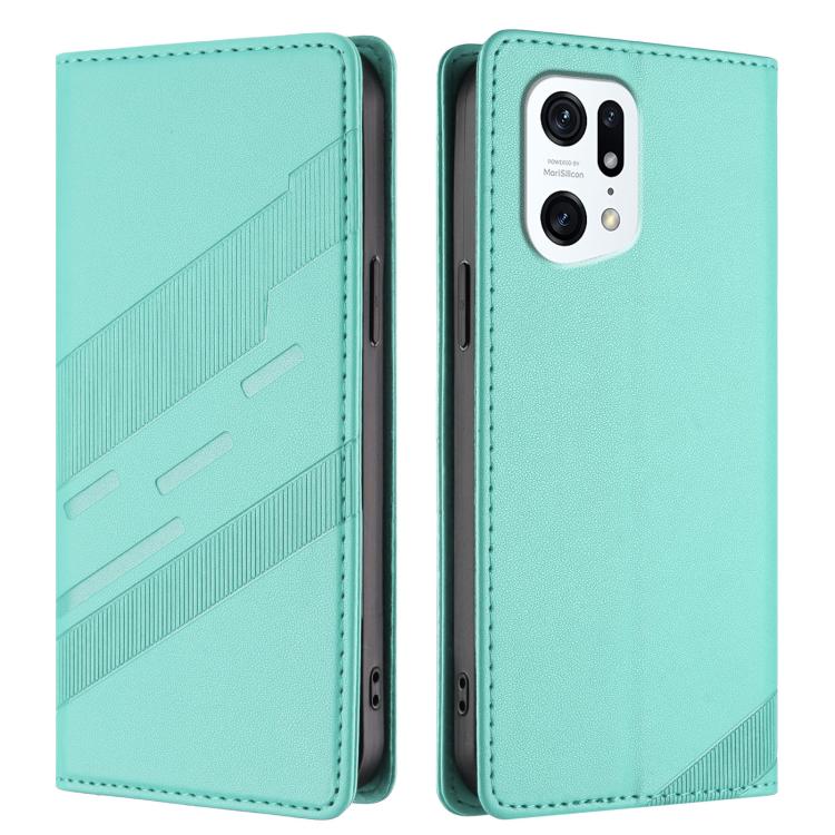 For OPPO Find X5 Pro Embossed Multi-functional Wallet Retro Leather Phone Case