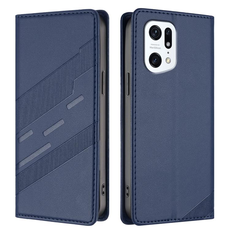 For OPPO Find X5 Pro Embossed Multi-functional Wallet Retro Leather Phone Case