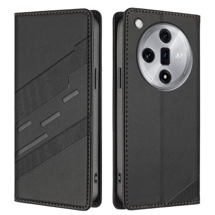For OPPO Find X7 Embossed Multi-functional Wallet Retro Leather Phone Case