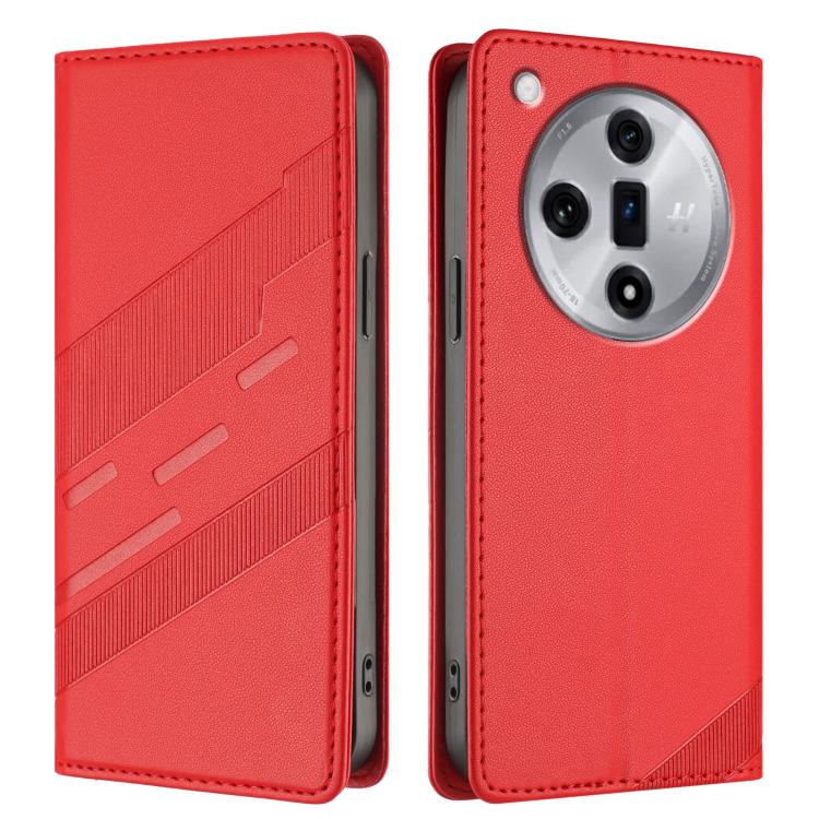 For OPPO Find X7 Embossed Multi-functional Wallet Retro Leather Phone Case