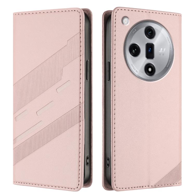 For OPPO Find X7 Embossed Multi-functional Wallet Retro Leather Phone Case